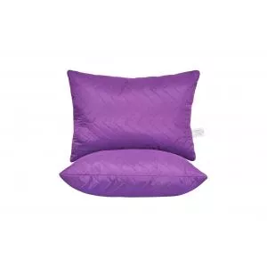 SomnArt Set 2 Perne matlasate US, microfibra Purple Magic, 50x70 cm