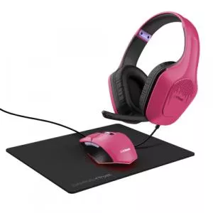 Trust GXT 790P Tridox 3-in-1 Gaming Bundle - Pink 25179