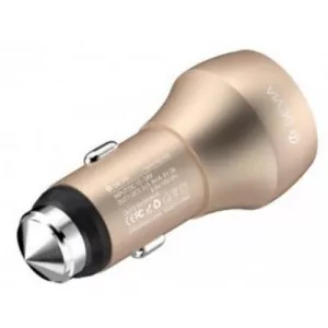 Devia Incarcator Auto Hammer, 2 x USB, 3.0A (Auriu)