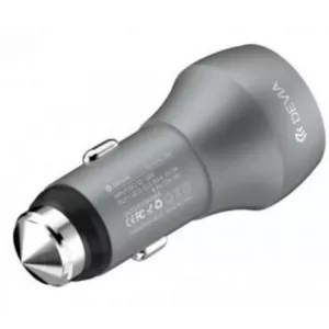 Devia Incarcator Auto Hammer, 2 x USB, 3.0A (Gri)