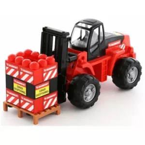 Polesie Jucarie Stivuitor cu palet cuburi, Mammoet  RB25163