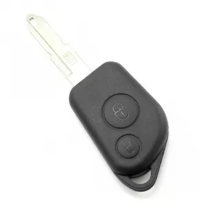 Carguard Citroen / Peugeot - Carcasa cheie cu 2 butoane si suport de baterie