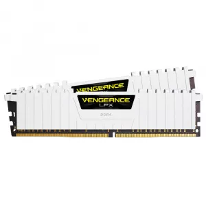 Corsair VENGEANCE® LPX 16GB (2 x 8GB) DDR4 DRAM 3200MHz C16 Memory Kit - White CMK16GX4M2E3200C16W