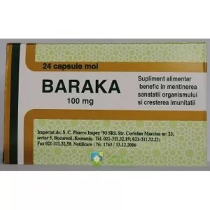 Pharco Baraka copii 100mg 24 capsule
