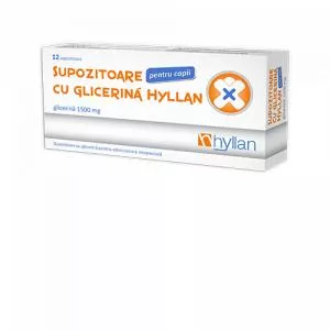 Hyllan Pharma Supozitoare cu glicerina cop 12sup(Hyll