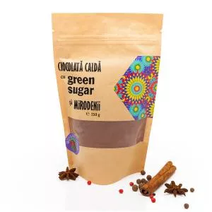 Laboratoarele Remedia Ciocolata calda cu Green Sugar si mirodenii, 250g