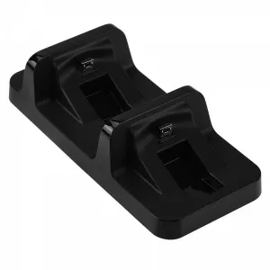 DOBE Incarcator dual charging dock pentru wireless controller PlayStation PS4 / SLIM / PRO, negru