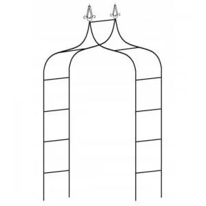 GardenLine Arcada metalica, pergola ascutita, 150x37x240 cm