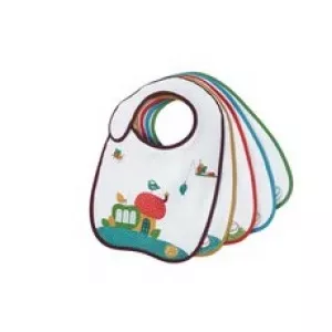 Bebe Confort Set 5 bavete bumbac/plastic S1/2