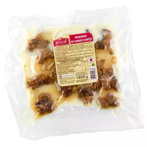 Euralis Pulpe Inferioare (Ciocanele) de Rata Confiate, Manchons de Canard, 16 buc., 1,6Kg - Rougié, Franta