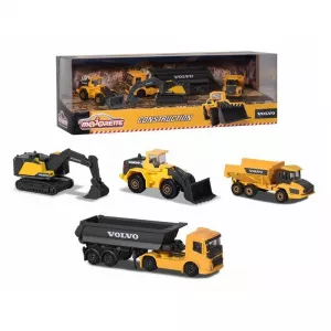 Majorette Set 4 masinute Volvo