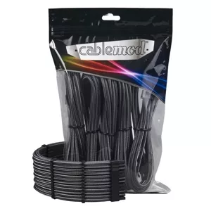 CableMod PRO ModMesh Cable Extension Kit Carbon (CM-PCAB-BKIT-NKC-3PK-R)