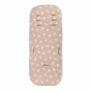 Lorelli Saltea cosy travel memory, abstract leaves grey & beige
