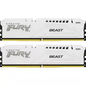 Kingston FURY Beast White 32GB DDR5 6000MHz CL36 Dual Channel Kit KF560C36BWE2K2-32