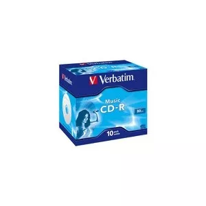 Verbatim 80min Music CD-R 16X 10pcs (43365)