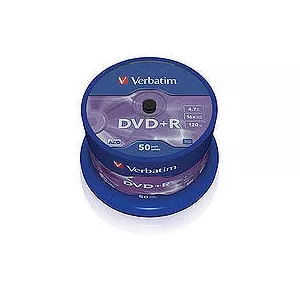 Verbatim 8.5GB DVD+R 8xDouble Layer Wide Inkjet Printable 50pcs (43703)
