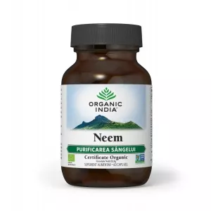 Organic India Neem Antibiotic Natural Eco/Bio 60cps veg