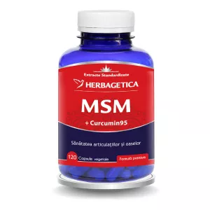 Herbagetica MSM + Curcumin 95 120cps