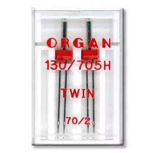 Organ Needle Ace duble 70/2, finete 70, distanta intre ace 2mm