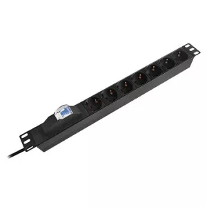 Emtex PDU RACK 19 INCH 7 PRIZE SIGURANTA 16A