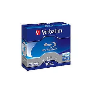 Verbatim 25GB BD-R SL 6x Printable Jewel Case 10pcs (43713)