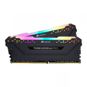 Corsair VENGEANCE® RGB PRO 16GB (2 x 8GB) DDR4 DRAM 2933MHz C16 Memory Kit — Black CMW16GX4M2Z2933C16