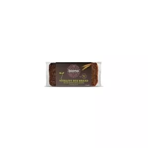 Biona Paine integrala de secara cu seminte de in bio - 500g