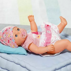 Zapf Creation Papusa interactiva , 43 cm, Cu suzeta magica ZF827956