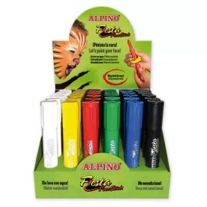 Alpino Display creioane pentru machiaj, 6 x 6culori/display, Fiesta MS-DL000075