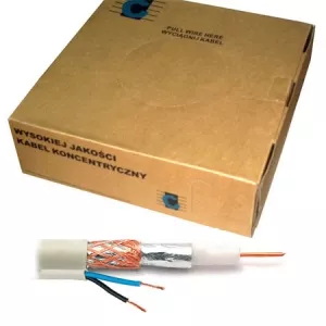 Cabletech Cablu coaxial RG59 + 2x0.35 100m KAB0027