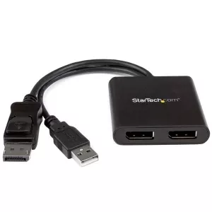 StarTech.com DisplayPort to DisplayPort Multi-Monitor Splitter - 2-Port MST Hub MSTDP122DP