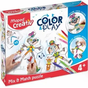 Maped Set Creativ Color & Play Puzzle 907001