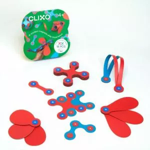 Clics Toys Set Clixo Itsy pack Flamingo-Turquoise 18