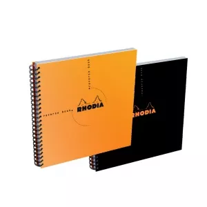 Clairefontaine Caiet 21x21cm spirala 80 file matematica Rhodia Reverse