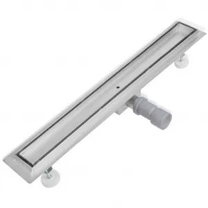vidaXL Rigolă liniară pentru pardoseală din oțel inoxidabil 740 x 110 mm