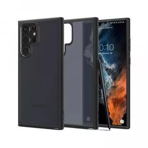 Spigen Husa Ultra Hybrid pentru Samsung Galaxy S22 Ultra Frost Black