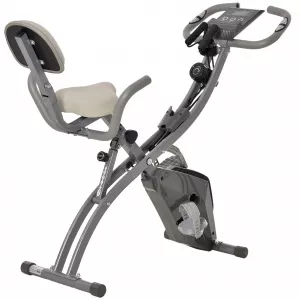 HomCom Bicicleta Pliabila 2 in 1 Rezistenta 8 Nivele Elastice pentru Brate A90-196GY