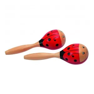 Goki Instrument muzical - Maracas dublu - Buburuza