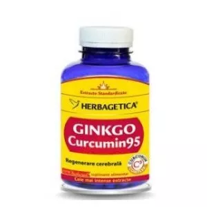 Herbagetica Ginkgo Curcumin 95 - 60cps