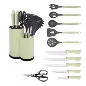 ZASS Set cutite + Ustensile de bucatarie Gourmet ZG-KS 01
