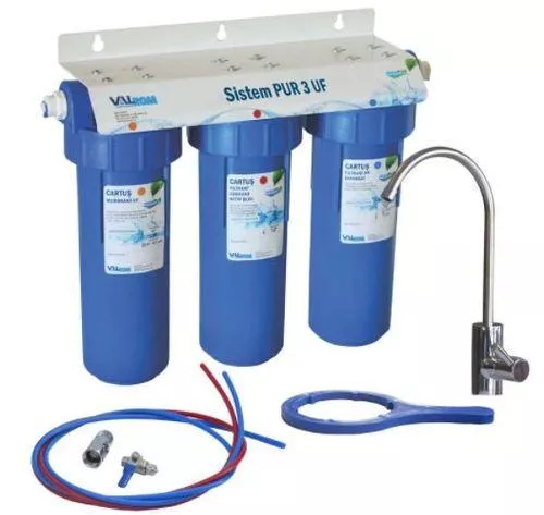 Valrom Sistem de filtrare apa PUR 3 UF, 10inch (Albastru) 04320411020