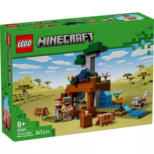 LEGO Minecraft Expeditia De Minerit Cu Tatu 21269