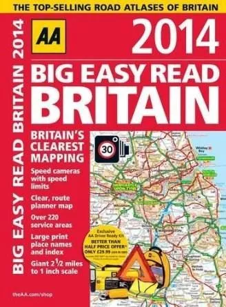 Aa Publishing AA Big Easy Read Britain 2014