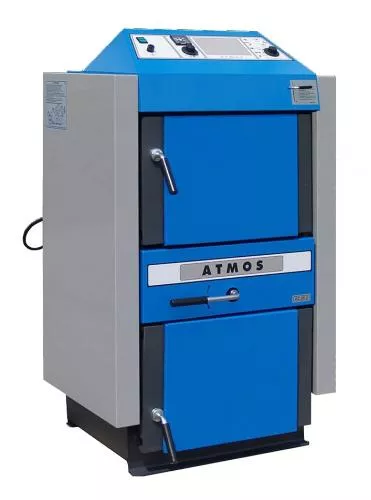Atmos Cazan (centrala) combustibil solid, gazeificare, C50S, otel, 48kW
