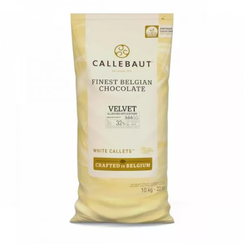 Callebaut Ciocolata Alba 32% VELVET, 10 Kg