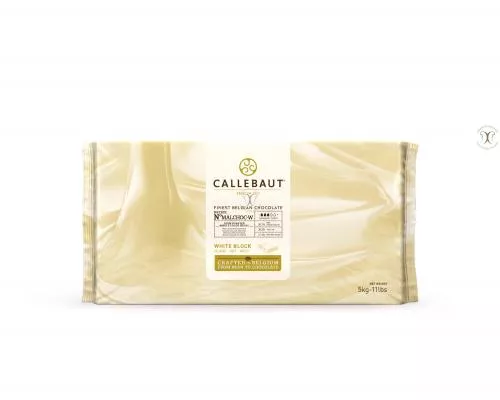 Callebaut Ciocolata Alba FARA ZAHAR 30,7%, 5 kg