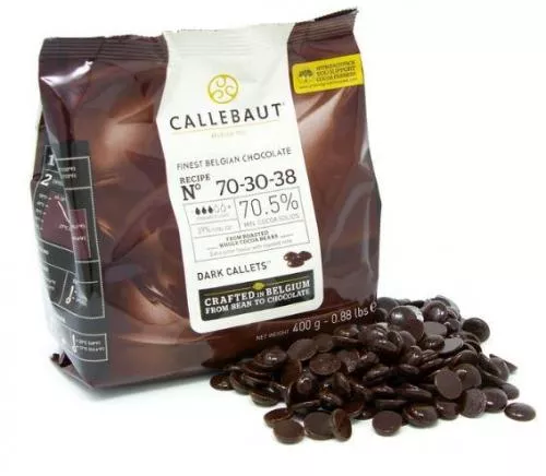 Callebaut Ciocolata Neagra 70,5% Recipe 70-30-38, 400 g