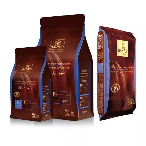 Cacao Barry Ciocolata Neagra PREMIUM FAVORITES MI AMERE 58%, 5 Kg