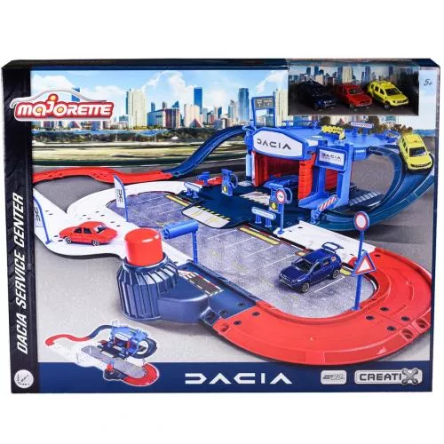Majorette Service auto Dacia cu 3 masinute