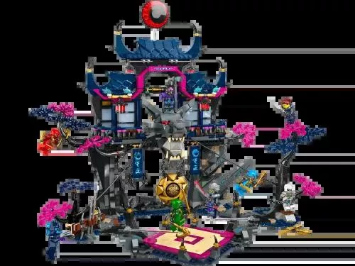 LEGO ® Ninjago - Dojoul Umbrelor cu masca de lup 71813, 1190 piese